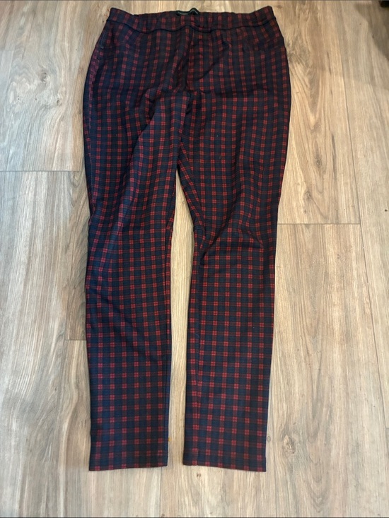 Sanctuary Pants - Women's Sanctuary x Anthropologie Red & Blue Plaid Pants SIZE LARGE